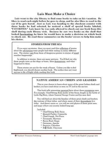 3rd Grade Arkansas Common Core ELA - TeachersTreasures.com