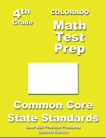 4th Grade Colorado Common Core Math - TeachersTreasures.com