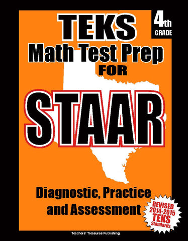 4th Grade STAAR Math Test Prep - TeachersTreasures.com