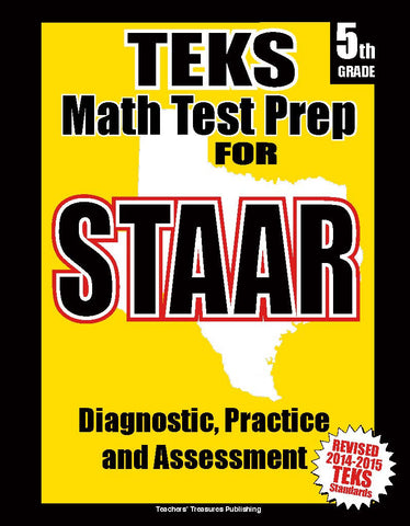 5th Grade STAAR Math Test Prep - TeachersTreasures.com