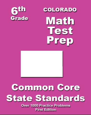 6th Grade Colorado Common Core Math - TeachersTreasures.com