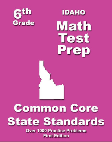 6th Grade Idaho Common Core Math - TeachersTreasures.com