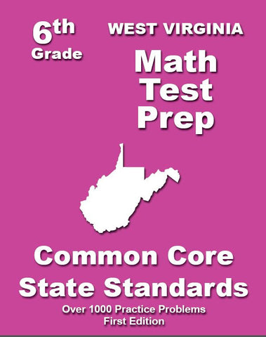 6th Grade West Virginia Common Core Math - TeachersTreasures.com