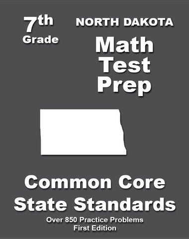 7th Grade North Dakota Common Core Math - TeachersTreasures.com