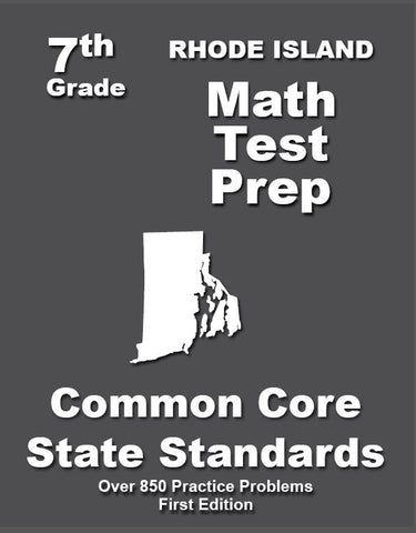 7th Grade Rhode Island Common Core Math - TeachersTreasures.com
