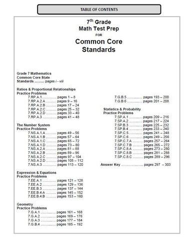 7th Grade Alabama Common Core Math - TeachersTreasures.com