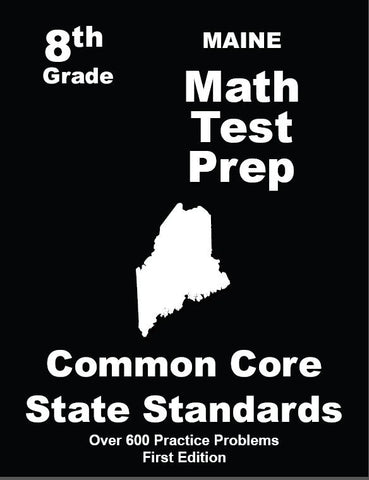 8th Grade Maine Common Core Math - TeachersTreasures.com