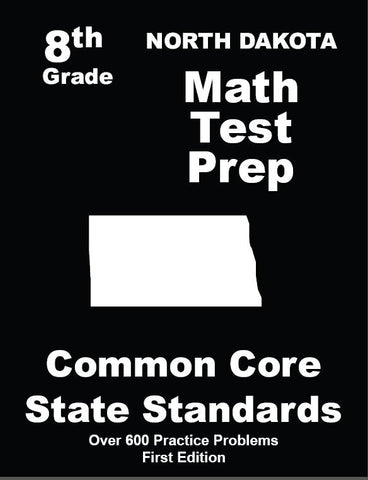 8th Grade North Dakota Common Core Math - TeachersTreasures.com